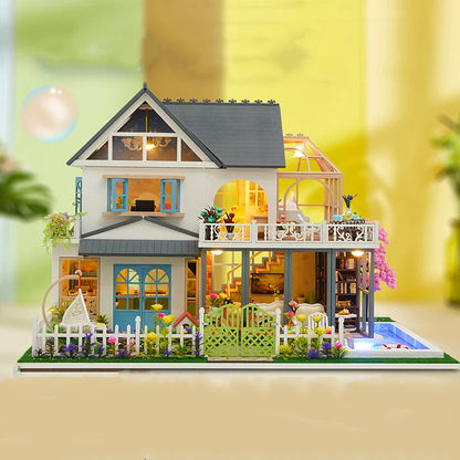 Modern Villa DIY Miniatyrhuskit