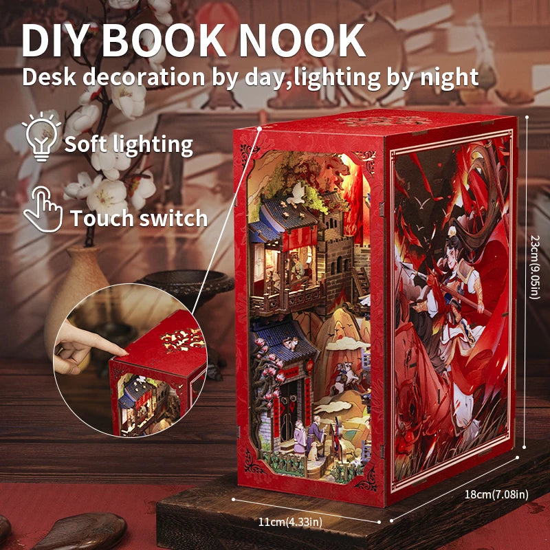 Legend of Mulan DIY Book Nook Kit - LED Lighting Feature