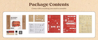 London Tour Bus DIY Miniature House Kit - View 11 of 15