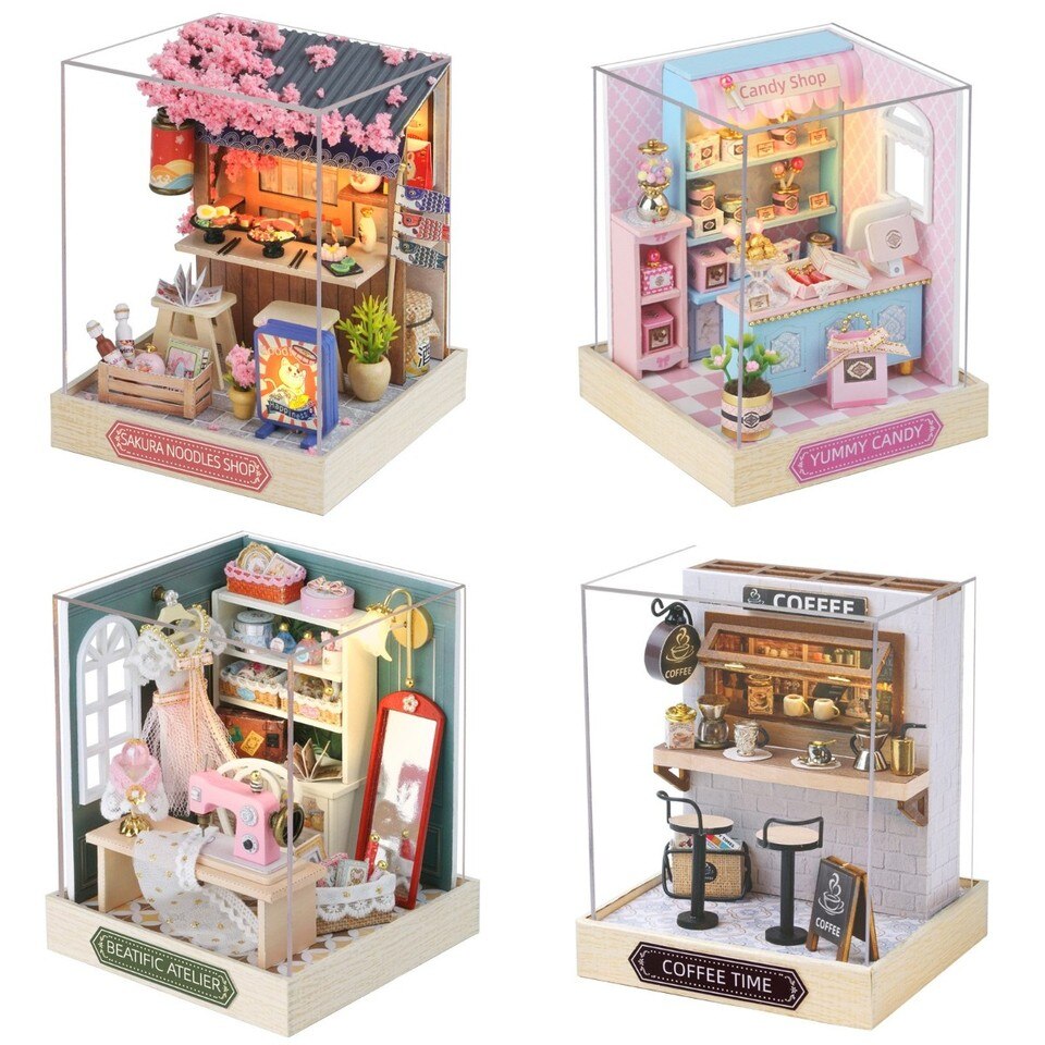 Sakura Noodles Shop DIY Dollhouse Kit