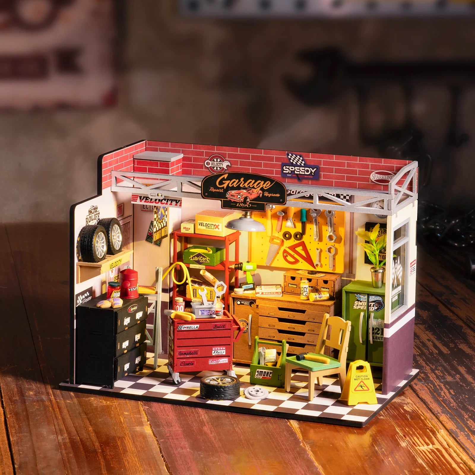 Garage Workshop DIY Miniature House Kit - Complete DIY Kit