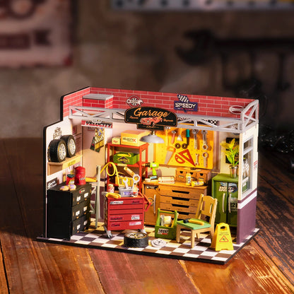 Garage Workshop DIY Miniature House Kit - Complete DIY Kit