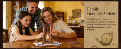 Tg Series Gothic Architecture Building 3 book nook kit – packaging and contents