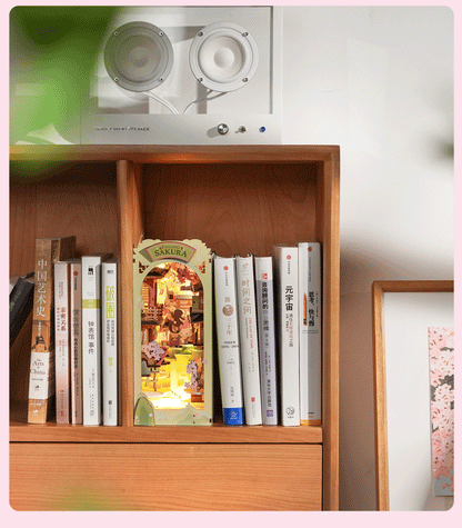 Rolife Falling Sakura Book Nook Kit
Step