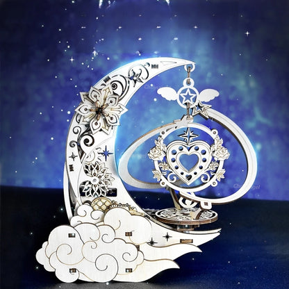 Moon Star Model Rotating 3d wooden puzzle – view 32