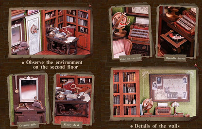 CUTEBEE Book Nook Kit Sets