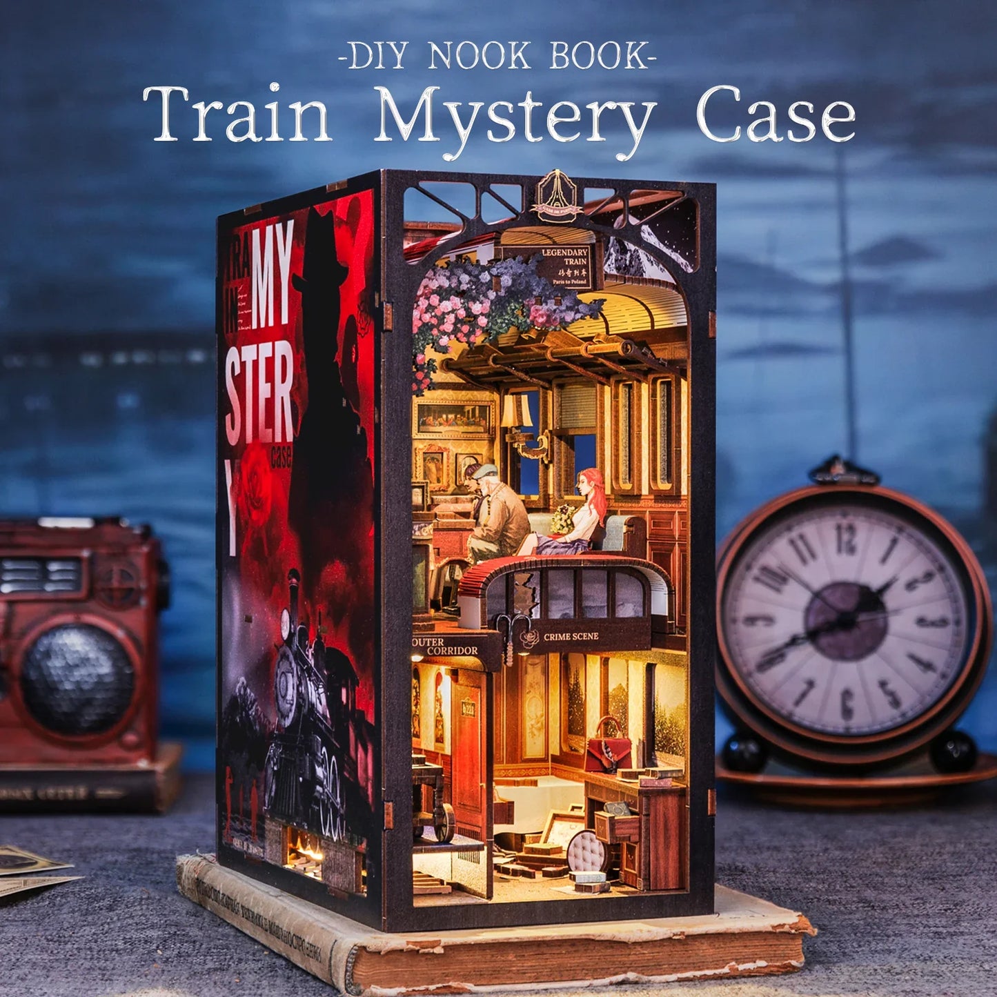 Creative book nook kit – detailed view
