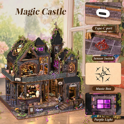 Magic Castle DIY Book Nook Kit - Detailed View