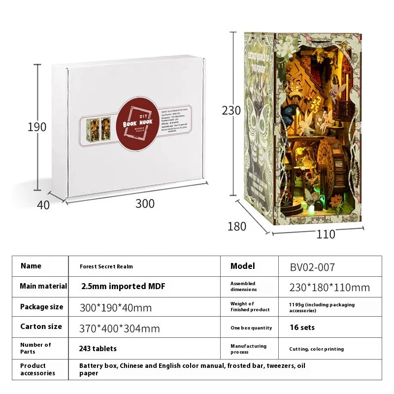 Secret Forest DIY Book Nook Kit   