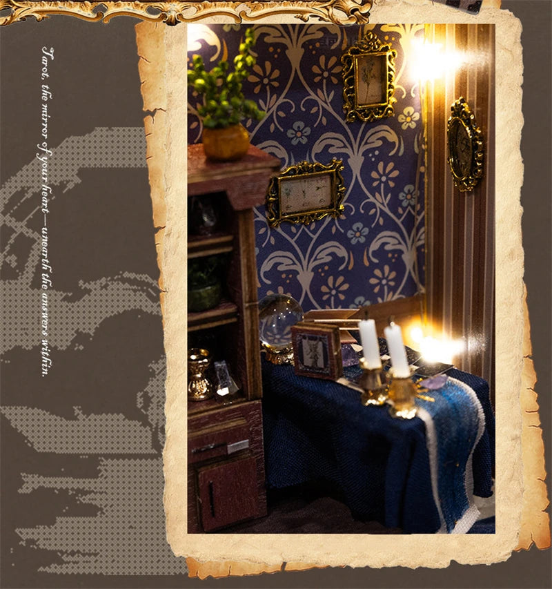 Wooden Sewing Shop Photo Frame Miniature with 3d wooden puzzle – view 20