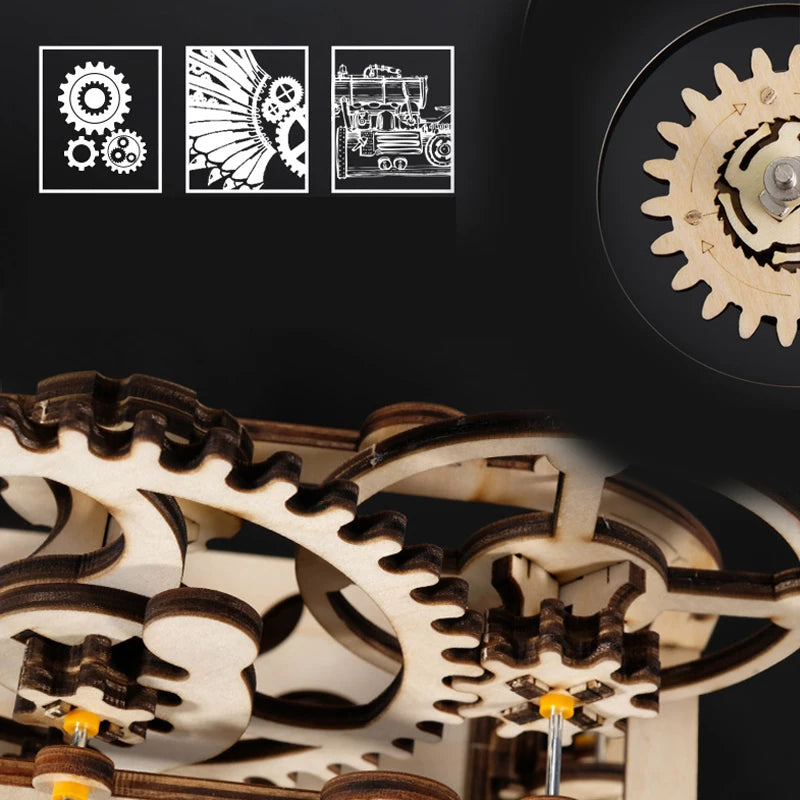 Marble Runs Mechanical Puzzles Self 3d wooden puzzle – view 38