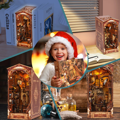 Magic World DIY Book Nook Kit – Wizard Study Room for Fantasy Lovers