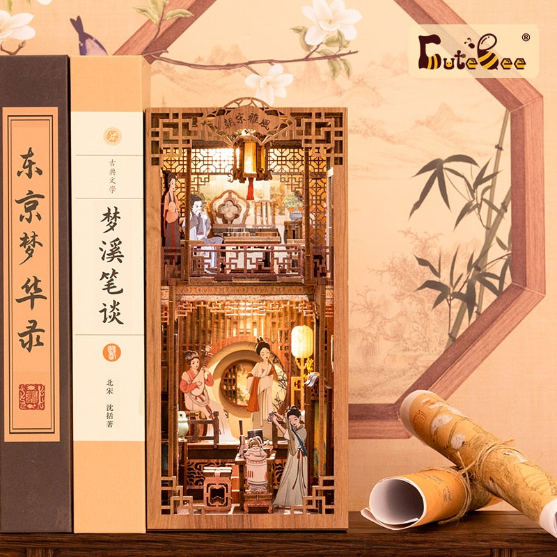 Cutebee Elegant Song DIY Book Nook Kit