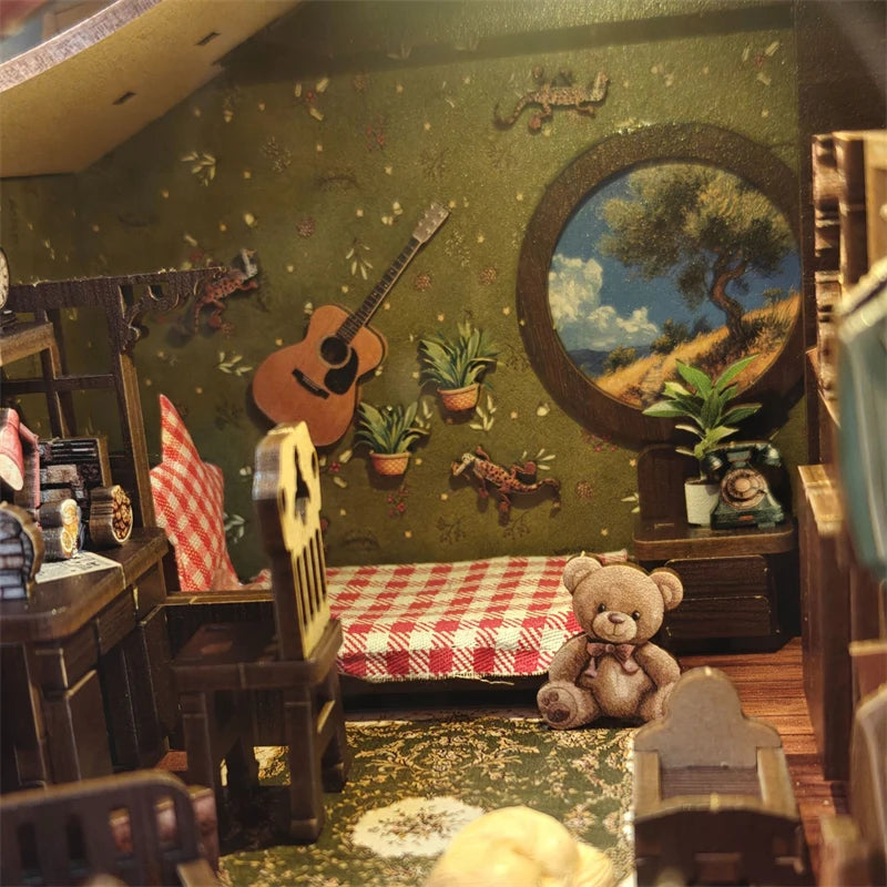 Country Cottage DIY Book Nook Kit - Packaging Contents