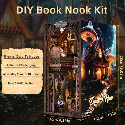 Dwarf’s House DIY Book Nook Kit
