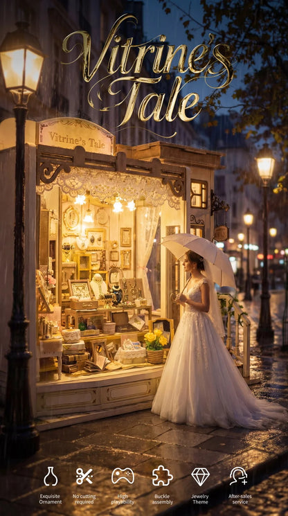 Jewelry Store DIY Miniature House Kit - Detailed View