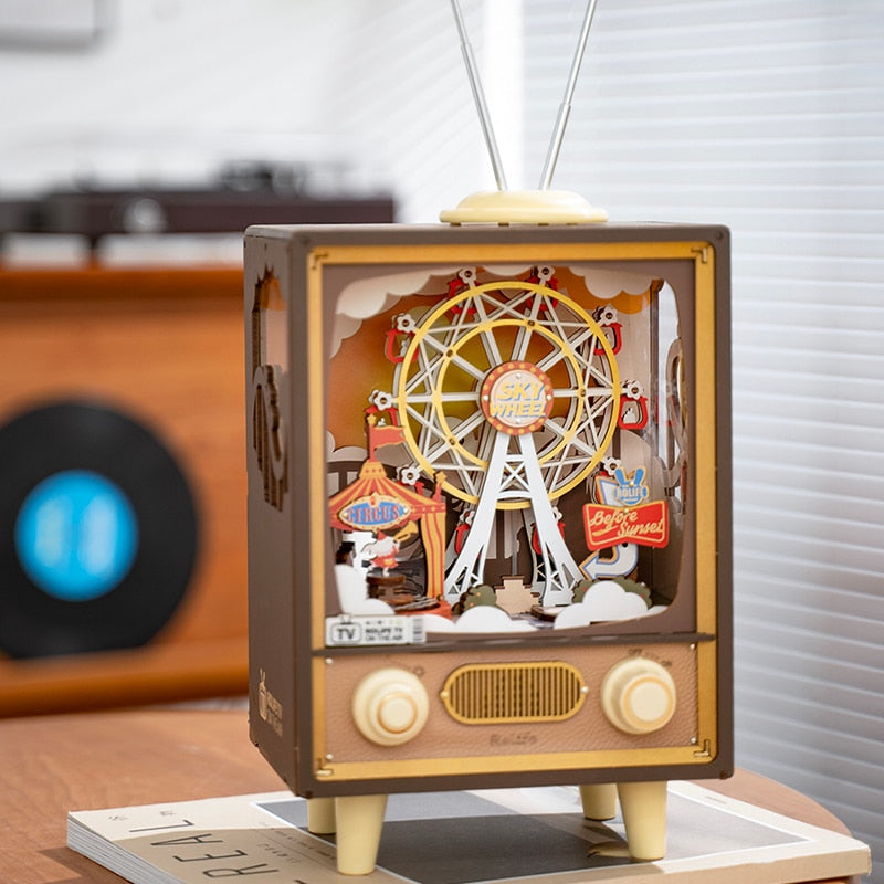 Robotime Rolife Sunset Carnival DIY Music Box Kit
