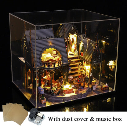 Luna Magic House Retro DIY Dollhouse Kit