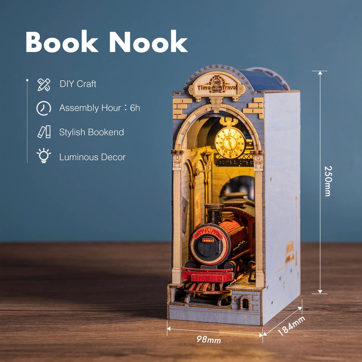 Rolife Sakura Densya TGB01 DIY Book Nook Kit
