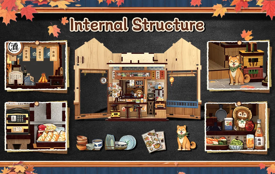 Miniature Bookshelf Insert Wooden book nook kit – view 35