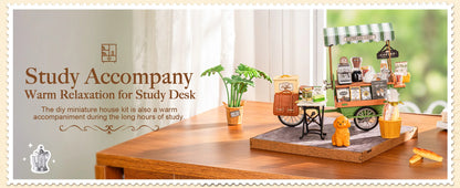 Vienna Bookstore Foldable 2 Story European miniature house kit – view 18