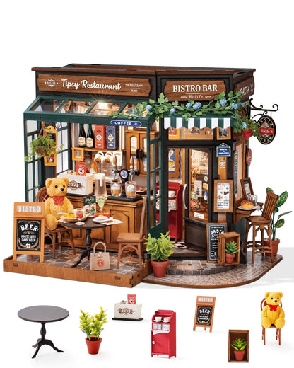 Tipsy Restaurant miniature house kit – complete kit