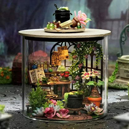 DIY Mini Casa Magic Greenhouse Garden Dollhouse Kit