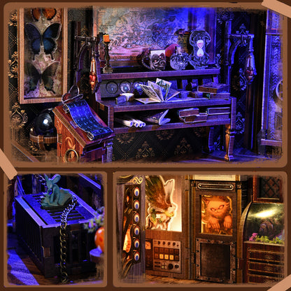 Rare Beast Collection DIY Book Nook Kit - Detailed View