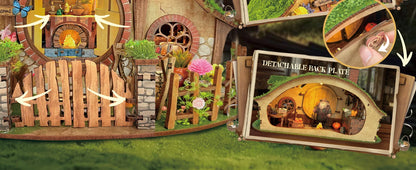 Magic Ring House DIY Book Nook Kit (Hobbit Style Miniature)