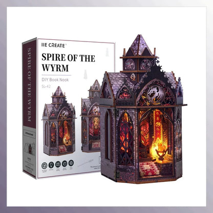 Spire of the Wyrm DIY Book Nook Kit   