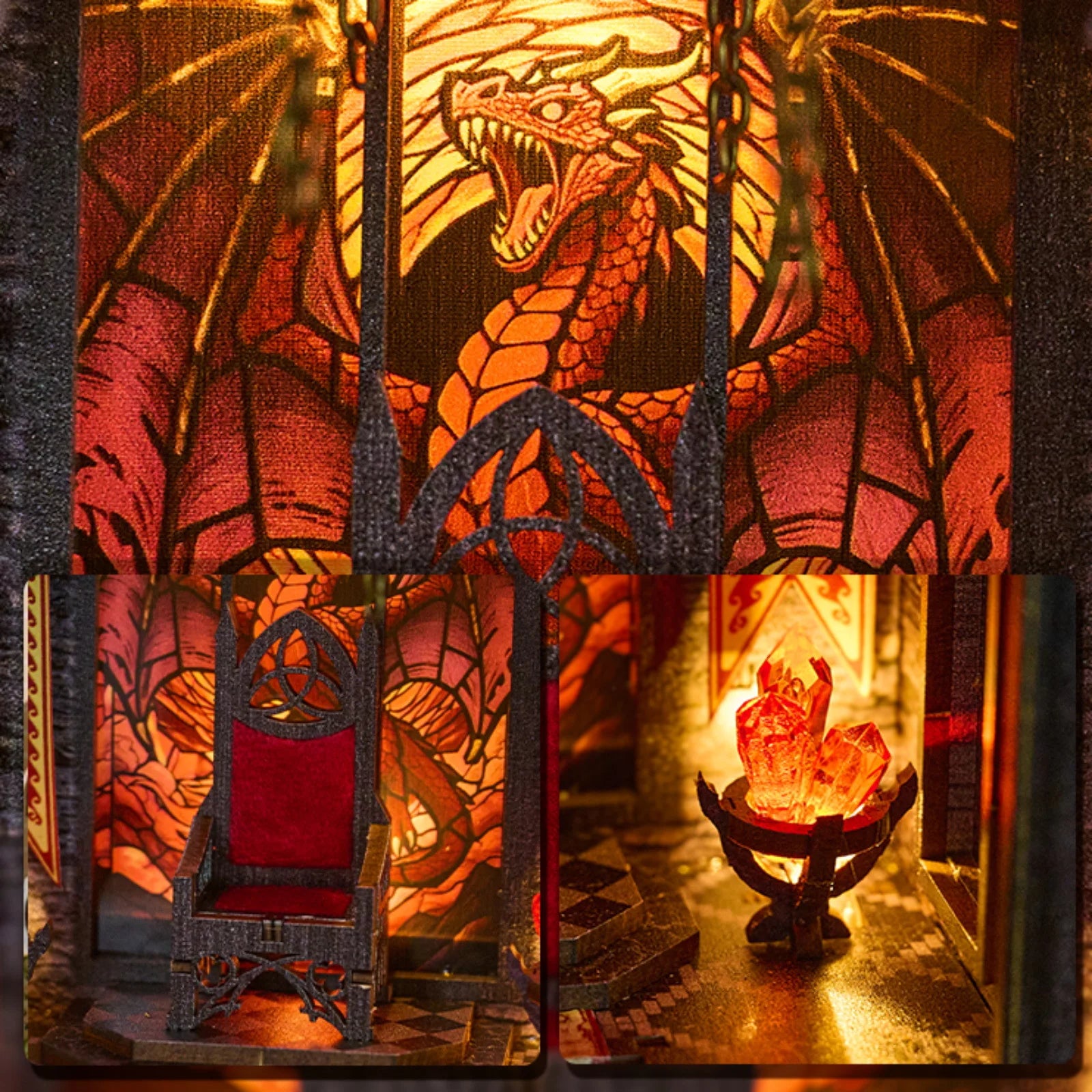 Spire of the Wyrm DIY Book Nook Kit   