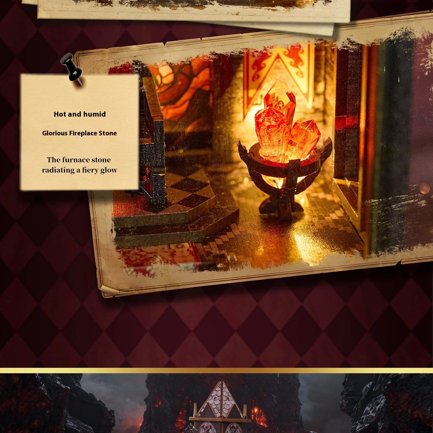 Spire of the Wyrm DIY Book Nook Kit   