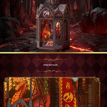 Spire of the Wyrm DIY Book Nook Kit   