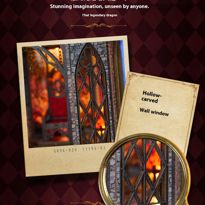 Spire of the Wyrm DIY Book Nook Kit   