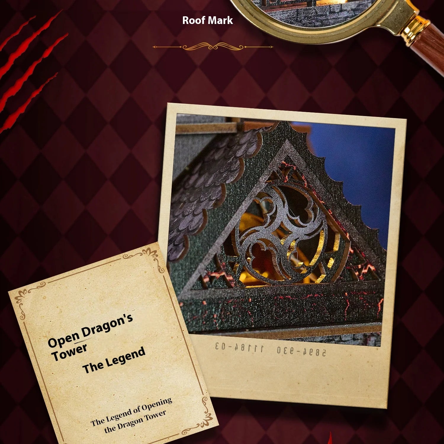 Spire of the Wyrm DIY Book Nook Kit   