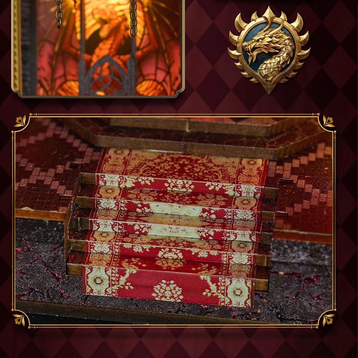 Spire of the Wyrm DIY Book Nook Kit   