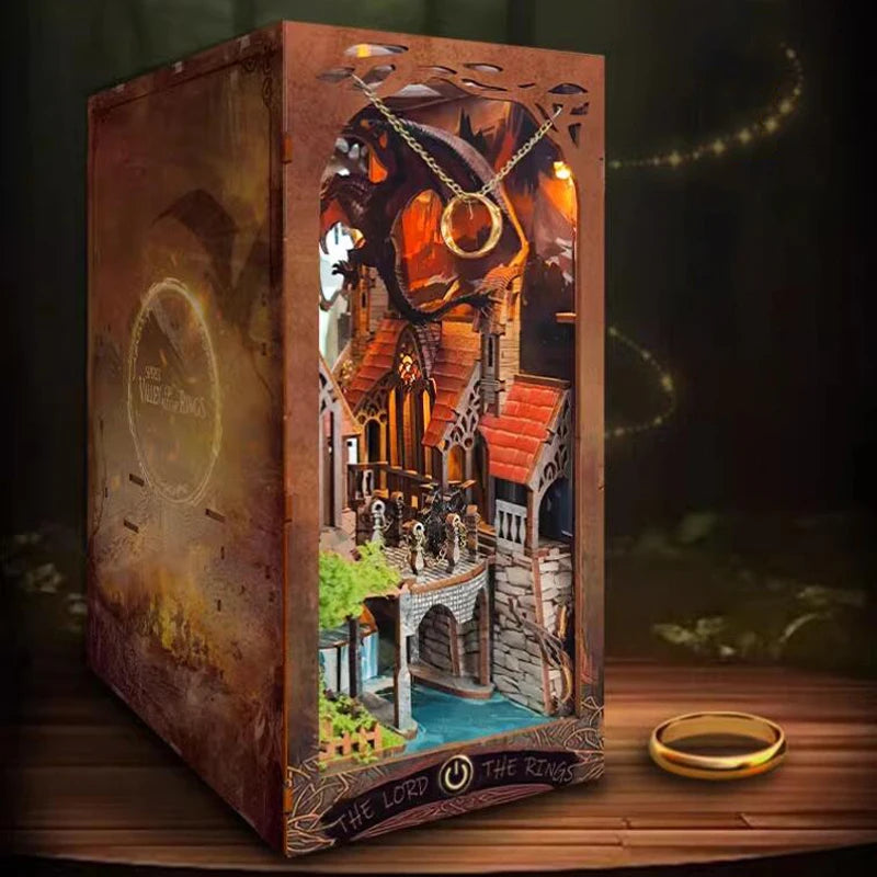 Epic fantasy realm diorama book nook kit