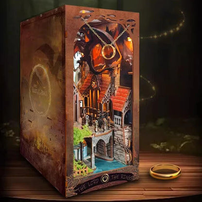 Epic fantasy realm diorama book nook kit