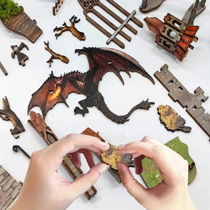 Epic fantasy realm diorama book nook kit