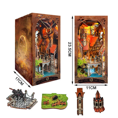 Epic fantasy realm diorama book nook kit