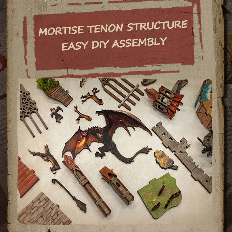 Epic fantasy realm diorama book nook kit