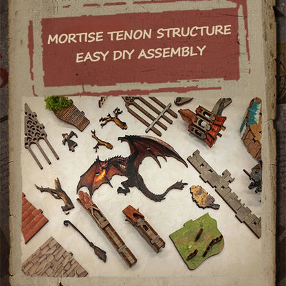 Epic fantasy realm diorama book nook kit