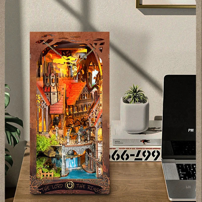 Epic fantasy realm diorama book nook kit