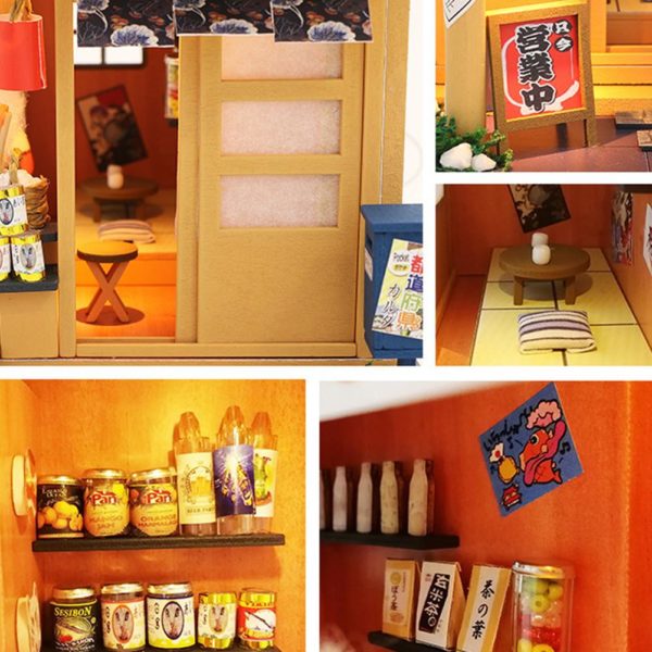 Cutebee Japanese Grocery Store DIY Dollhouse Kit