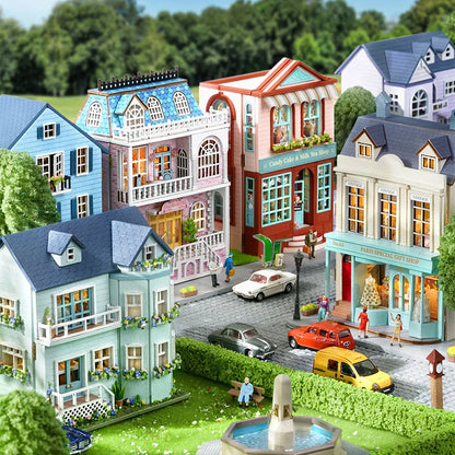Cutebee Mini Villa Garden DIY Dollhouse Kit