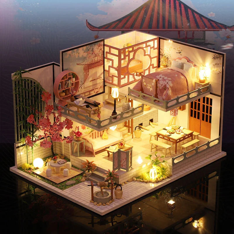 Japanese Casa DIY Dollhouse Kit