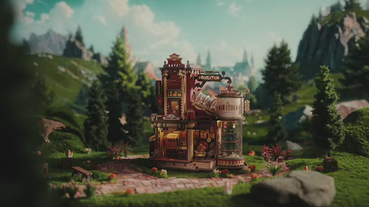 Robotime Rolife Fairytale Amusement Park DIY Book Nook Kit - Product Video