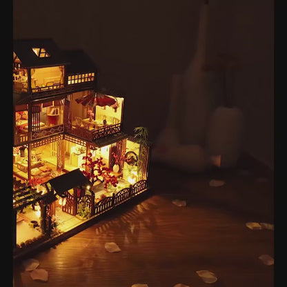 Sakura Wine Alley Booknook DIY Book Nook Kit - Product Video