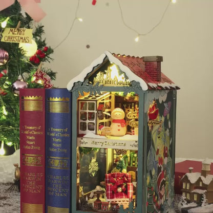 Merry Christmas DIY Book Nook Kit – Cozy Escape - Product Video