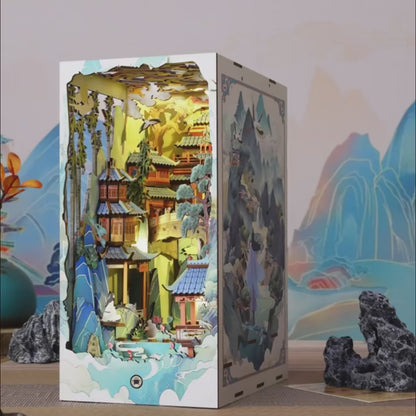 Penglai Wonderland Book Nook – Mystical Chinese Fantasy DIY Kit